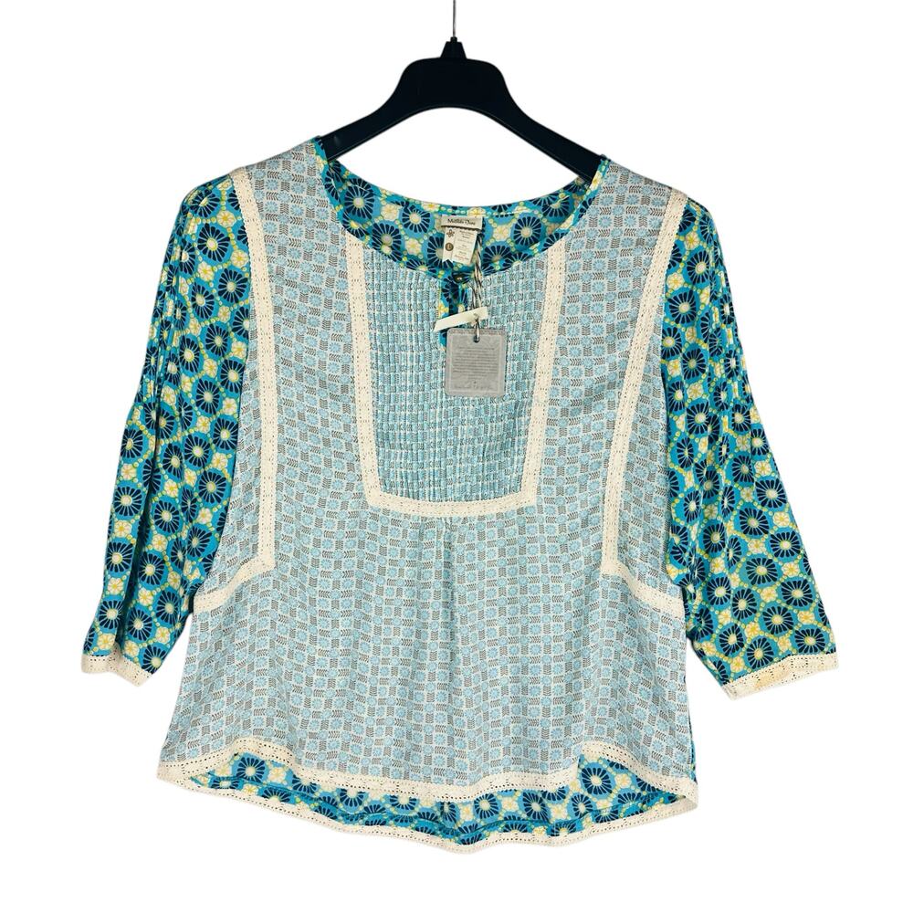New Matilda Jane Womans Sz Large Blouse Long Sleeve 3/4 Sleeve NWT - Picture 2 of 12